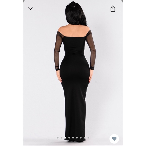 Front Zip Up Dress - Black - Picture 2 of 2